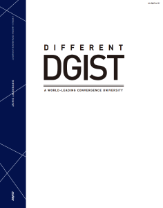 Overall Introduction Different DGIST