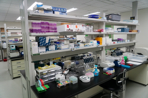 A biochemical laboratory